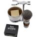Universal Vegan Barber Shaving Stand Set with Bowl Brush Holder & Shaving Soap - Complete Razor Kit - Buy Online on GoSupps.com