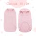 Washable Striped Dog Sweater for Large Dogs | Hjumarayan Elastic Thin Dog Shirt - Pink XL - Buy Online on GoSupps.com