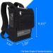 O2TOTES Lightweight Carrier for Inogen One G5 Oxygen Concentrator - Portable Oxygen Backpack (Black) - Adjustable Straps & Zippered Pockets - Patented Design - Backpack Only - Buy Online on GoSupps.com