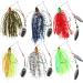 6 Pcs Bass Spinner Baits for Bass, Trout & Salmon Fishing - Hard Metal Spinnerbaits by Free Fisher - Buy Online on GoSupps.com