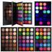 Makeup Eyeshadow Palette Ultra Pigmented, Afflano 3 in1 Professional Large Eye Shadow Pallet 72 Color,Matte Shimmer Natural Nude Earth+ Colorful Rainbow Bright Eye Tone+ Pressed Glitter Glow In Dark