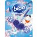 Bloo Limited Edition Sakura Blue Coloured Water Toilet Rim Block Stunning Sakura with Anti-Limescale Cleaning Foam Dirt Protection and Extra Freshness 1 x Toilet Block Rimblock Sakura