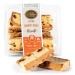 DIJAS Natural Foods Crunchy Fat Free Biscotti Cookie All Natural Preservative Free Ingredients Delicious Low Calorie Snack (5 Ounces Cranberry Orange)