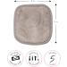 S&T INC. Reusable Makeup Remover Wipes - Microfiber Face Cloths for Gentle Makeup Removal - 5 Pack Grey 5 x 5 - Buy Online on GoSupps.com
