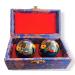 Sabelax Baoding balls health balls finger training hand balls for relieving stress meditation relaxation anti-stress feng shui.(Moon)