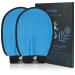 Yiclick Korean peeling gloves peeling glove for bathroom - peeling glove body peeling - dead skin distant for women and men - exfoliating glove peeling body scrub (blue)