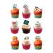 30 Stand Up Maths Mathematics School Themed Edible Wafer paper Cake Toppers Decorations