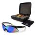 Radians Shift Interchange Shooting Glasses (5 Interchangeable Lenses), Black Frame/Clear, Copper, Amber, Orange, One Size