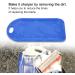 Sharpener and Cleaner Sharpening Cleaning Rubber Blue Reusable Clean Tool for Keep Sha.rp and Extend Life - Buy Online on GoSupps.com