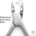Bo Perel Cuticle Trimmer - Sharp Scissor Nail Clipper Cutter Remover Pedicure - Professional Swiss Precision Manicure Tool for Fingernails and Toenails - Buy Online on GoSupps.com