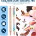 Craft Vinyl Weeding Tools Set - 2pcs Retractable Pin & Glitter Weeding Pens + Felt Squeegees for Adhesive Vinyl - Essential Craft Tool Kit - Buy Online on GoSupps.com