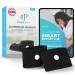 Acupressure bracelet against nausea black - ideal for pregnancy disease seasickness travel dubes + now with a free e -book for download: This is how you get rid of nausea immediately!2 pieces (1 pair) black