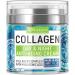 Collagen Cream - Anti Aging Face Moisturizer - Day & Night - Made in USA - Natural Formula with Hyaluronic Acid & Vitamin C - Cleanse, Moisturize, and Protect Your Skin
