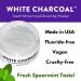 White Charcoal Powder for Teeth Whitening | Natural Fluoride-Free USA-Made & Freshens Breath - Buy Online on GoSupps.com