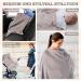Euioovm Silent Scarf Breastfeeding Cover - Soft Cotton Multi-Purpose Apron & Sun Protection - Light Brown - Buy Online on GoSupps.com
