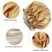 COOLCHI Satin Bonnet Cap Set for Women - Adjustable Silk Hair Wrap for Long Curly Hair - Khaki & Purple - Buy Online on GoSupps.com