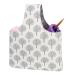 Teamoy Knitting Tote Bag, Travel Project Wrist Bag for Knitting Needles(14inches), Yarn and Crochet Supplies, Lightweight, Perfect Size for Knitting on The Go (Large, Tree) Large Tree