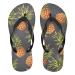 Mnsruu Gray Pineapple Flip Flops for Home Hotel Spa Bedroom Travel XL for Men Women