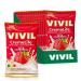 Vivil cream life strawberry 15 bags fruity cream bonbons with strawberry flavor sugar -free & gluten -free 15 x 110g strawberry 15 bags