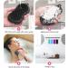 3-in-1 Silicone Scalp Massager Shampoo Brush for Men, Women, and Children - Black - Buy Online on GoSupps.com