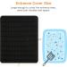 Conlun Cat Litter Mat with Double Layer Design - Water and Urine Proof, Scatter Control - Easy to Clean Washable - 23 x 17 Black - Buy Online on GoSupps.com