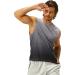 EZRUN Men's Quick Dry Muscle Swim Shirt Sleeveless Workout Tank Top - X-Large Grey Gradient - Buy Online on GoSupps.com