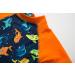 BONVERANO Baby Boys Sunsuit UPF 50+ with Sun Hat | 3 Months | Shark/Orange - Buy Online on GoSupps.com
