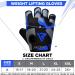 RDX Weight Lifting Gloves - Anti-Slip Padded Palm Protection for Men and Women - Ideal for Fitness, Gym, Strength Training - Blue, Large - Buy Online on GoSupps.com
