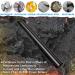 Terdemor Fire Starter Kit - 5 Ferro Rod with 12 Nature Dry Tinder Rope - Professional Survival Tool for Campfires - Buy Online on GoSupps.com
