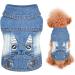 Buy AMAONE Chihuahua Dog Coat Leopard Bowknot Winter Jacket for Small Dogs | One Size 0207FRBKA-Blue - Buy Online on GoSupps.com