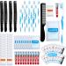 48 Sets Personal Hygiene Kit Basic Toiletry Kits Homeless Supplies Bulk for Women Men Travel Charity Business Include 48 Shampoo 48 Toothbrush 48 Toothpaste 48 Comb and 48 Bath Soap