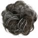 CAISHA Large Hairpiece Scrunchy Instant Updo Curly Messy Bun Dark Brown Gray Mix | PRETTYSHOP #4Hgray G34E - Buy Online on GoSupps.com