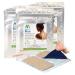 Med-Fit Blue Sensitive Skin TENS Pads 5cm x 9cm 100% Natural Medical Grade Hydro-Gel - Bumper Pack 12 Pads 3 Packs