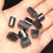 Natural Crystal Rough Natural Quartz Crystal 10Pcs Pure Natural Black Tourmaline Crystal coarse Stone Specimen Block Artwork Home Office Decor - Buy Online on GoSupps.com
