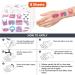 Y2K 2000 Temporary Tattoos - 96PCS for Teen Girls Birthday Party Decor & Supplies - Pink Cute Gifts for Classroom Prizes & Themed Events - Buy Online on GoSupps.com
