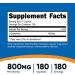 Nutricost L-Glutamine 800mg 180 Capsules - Gluten Free & Non-GMO | 180 Count Pack - Best Price - Buy Online on GoSupps.com