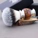 Haryali London Sustainable Shaving Brush Set | Wooden & Stainless Steel Shaving Brushes with Silver Spitz | Premium Shaving Stand & Holder - Buy Online on GoSupps.com