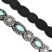 Zoylink 5-Piece Elastic Hair Bands & Crystal Rhinestone Head Chain - Multicolored Hair Accessories for Women - Buy Online on GoSupps.com