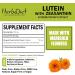 Lutein 5% with Zeaxanthin Extract Powder | Eye & Vision Health Macular Support Marigold Supplement | Antioxidant Support for Healthy Skin | Non-GMO (50 gram / 1.76 oz) - Buy Online on GoSupps.com
