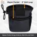 SUNYA Archery Bow Release Pouch | Finger Tab Bag - Multiple Pockets for Archery Accessories | Fits Arrow Quiver Belt - Quick Drawstring Closure (Black) - Buy Online on GoSupps.com