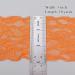 Elastic Lace Trim 10 Yards - Orange Floral Pattern Stretchy Lace Ribbon for Sewing, Garments, Crafts, and Gift Wrapping - Buy Online on GoSupps.com
