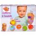 Eichhorn Sound Balls | 6 Colorful Wooden Balls for Babies & Toddlers | Musical Wooden Toys for 12+ Months - Buy Online on GoSupps.com