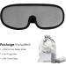 PrettyCare 3D Contoured Sleep Mask - Blockout Light Eye Cover with Earplugs and Travel Bag - Gray Night Eyeshade - Buy Online on GoSupps.com