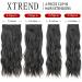 Xtrend 20Inch Bleach Blonde Mix Brown hair extensions Clip in Hair Extensions Synthetic Hair pieces for Women - Buy Online on GoSupps.com