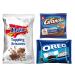 OREO DAIM GRANOLA - Lot de 1 Sachet de Brisures de Biscuits Oreo 400g 1 Sachet de Brisures Daim 1kg et 1 Sachet de Brisures de Cookies Granola 400g - Lot de 1 8 kg