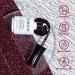 RARJSM Burgundy Cat Eye Gel Nail Polish - Diamond Black Red Velvet Glitter 15ml - UV LED Soak Off for Home Salon Christmas Manicure - Buy Online on GoSupps.com