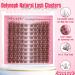 Buy Natural Brown Lash Clusters - Wispy Premade Eyelash Extensions | C Curl 10-15mm DIY for Beginners | Delyneph - Buy Online on GoSupps.com