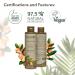 Organic Hair Shampoo for Women - Hydrating Aloe Vera & Strengthening Avocado - 97.5% Natural Vegan Moisturizing & Hypoallergenic - 8.5 Fl Oz (Argan) - International Shipping Available - Buy Online on GoSupps.com