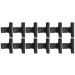 Efalock Professional Black Section Clips - 1 Pack (12 Pieces) | Perfect for Hair Styling & Sectioning | Fast International Shipping - Buy Online on GoSupps.com