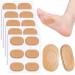 30 Pcs Foot Callus Cushion Toe Cushions Pad Foot Protector Pads Corn Cushions Patches Shoe Accessories for Women Men Fabric Feet Heel Toe Protector Pads